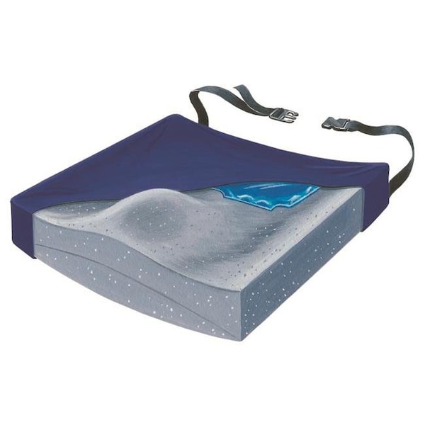 Skil-Care 751680 18 in. Contour Plus Foam Wedge Cushion with Gel Pad & LSII Cover 751680 - main